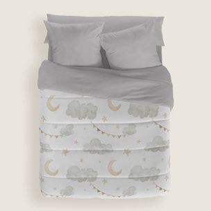 Edredón Nórdico Estampado - Infantil - 100% Poliéster Microfibra - 300 gr/m² con Tacto Pluma - Dreamland