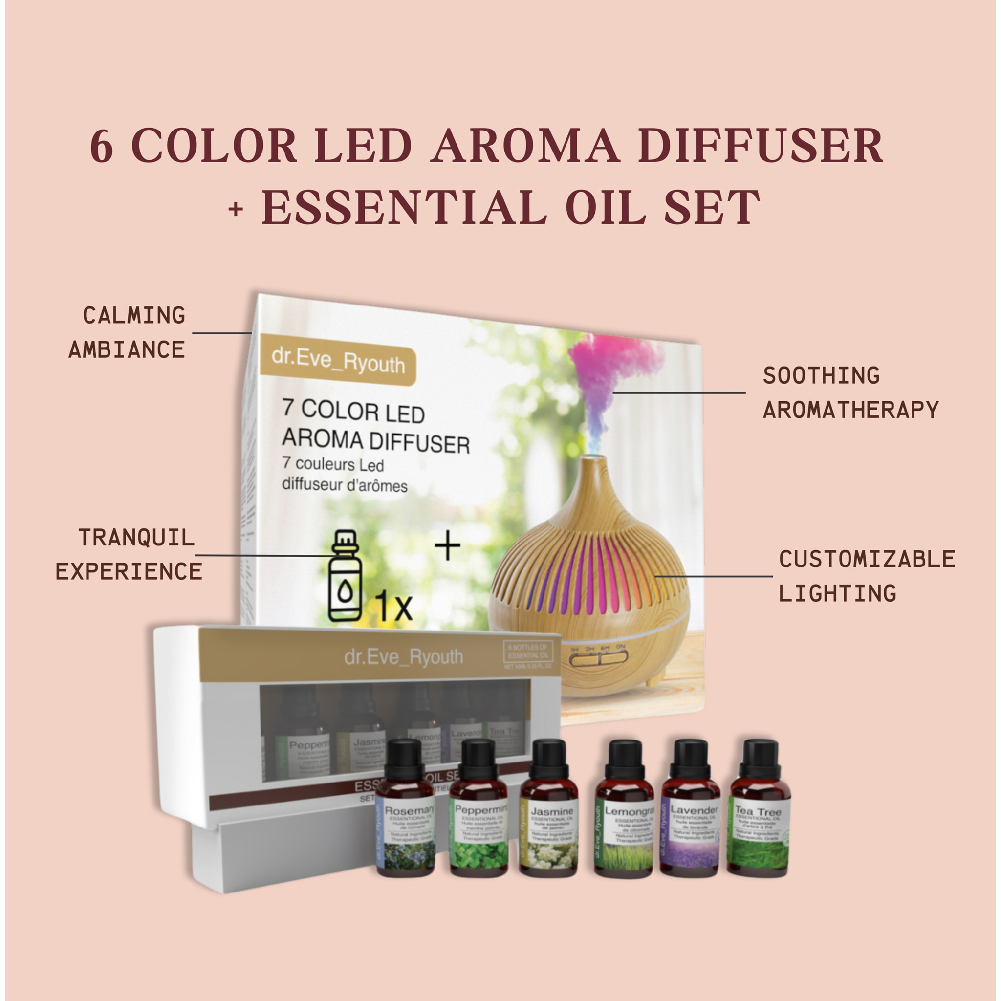 Juego de aromas LED