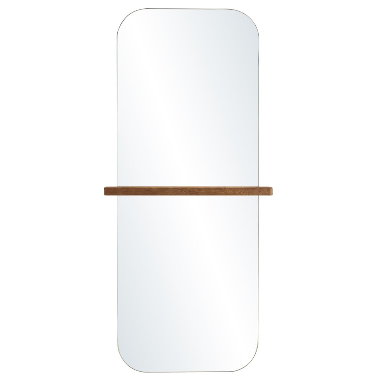 SIXTINE - Miroir 83x180cm en bois de teck recyclé