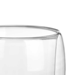 PACK 6 VASOS BOROSILICATO doble pared REFRESCO 326 ML