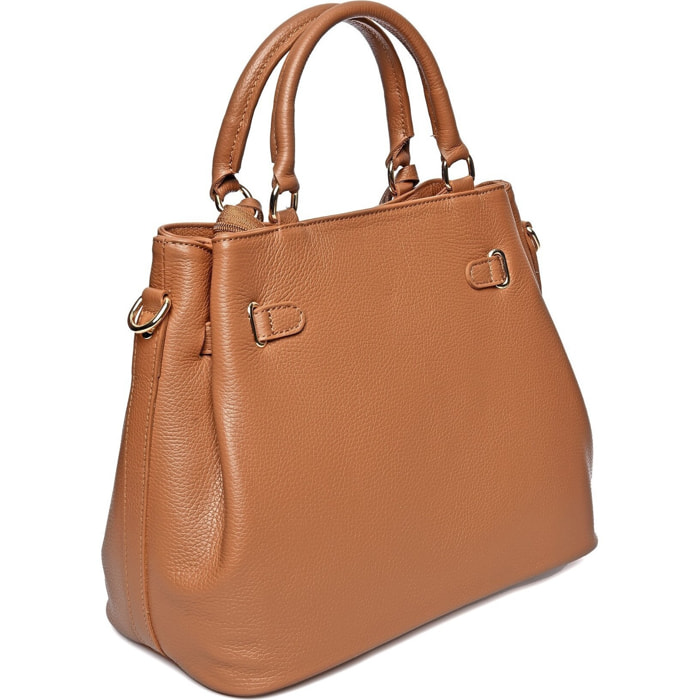 Borsa a mano Anna Luchini Cammello