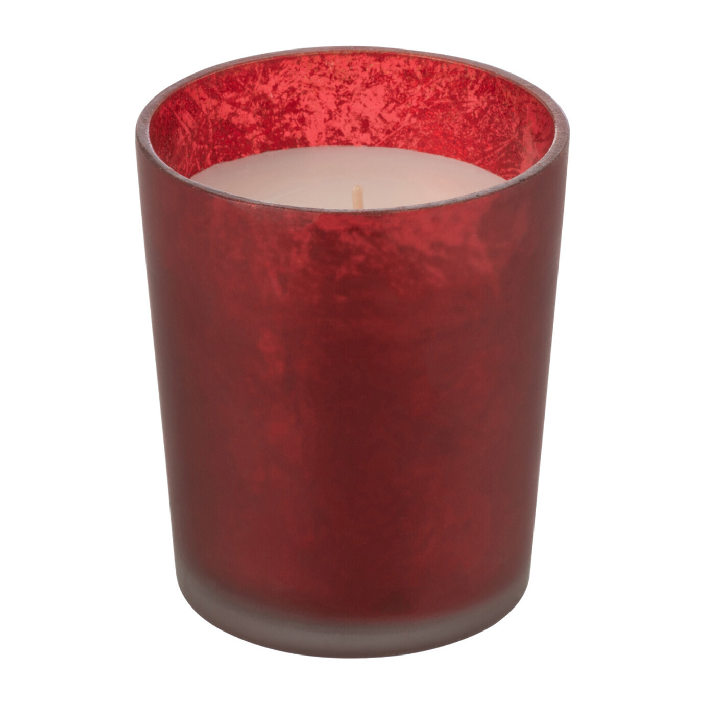 J-Line bougie parfumée Deluxe - verre - rood - 48H - small