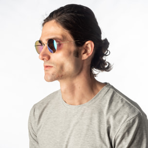 Gafas de sol OCEAN TOKYO - Oro brillante / Revo verde
