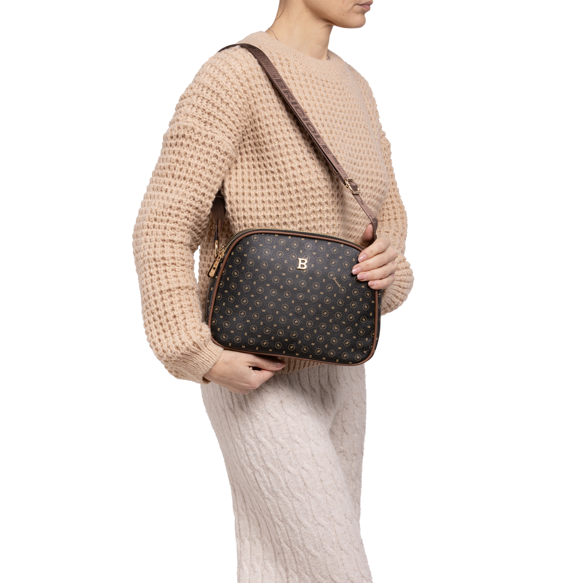 Borsa a tracolla  da donna ecopelle Prodotto Vegano 19x26x9 cm