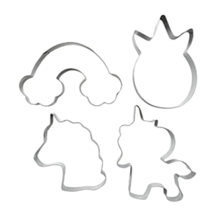 Set de 4 emporte-pièces licorne Zenker Emporte-pièces