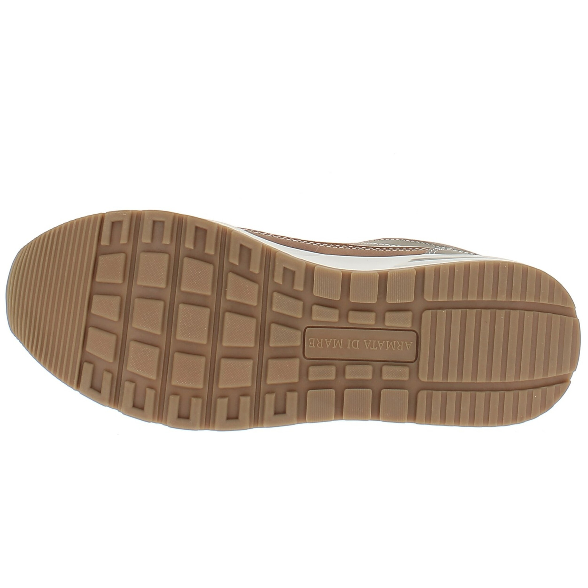 Armata di Mare Scarpe Uomo Sneakers Casual Stringate con Soletta Rimovibile in Memory Foam AMU 1L915 Taupe