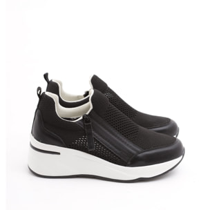 SNEAKERS RETE CHOCOLA' NERO