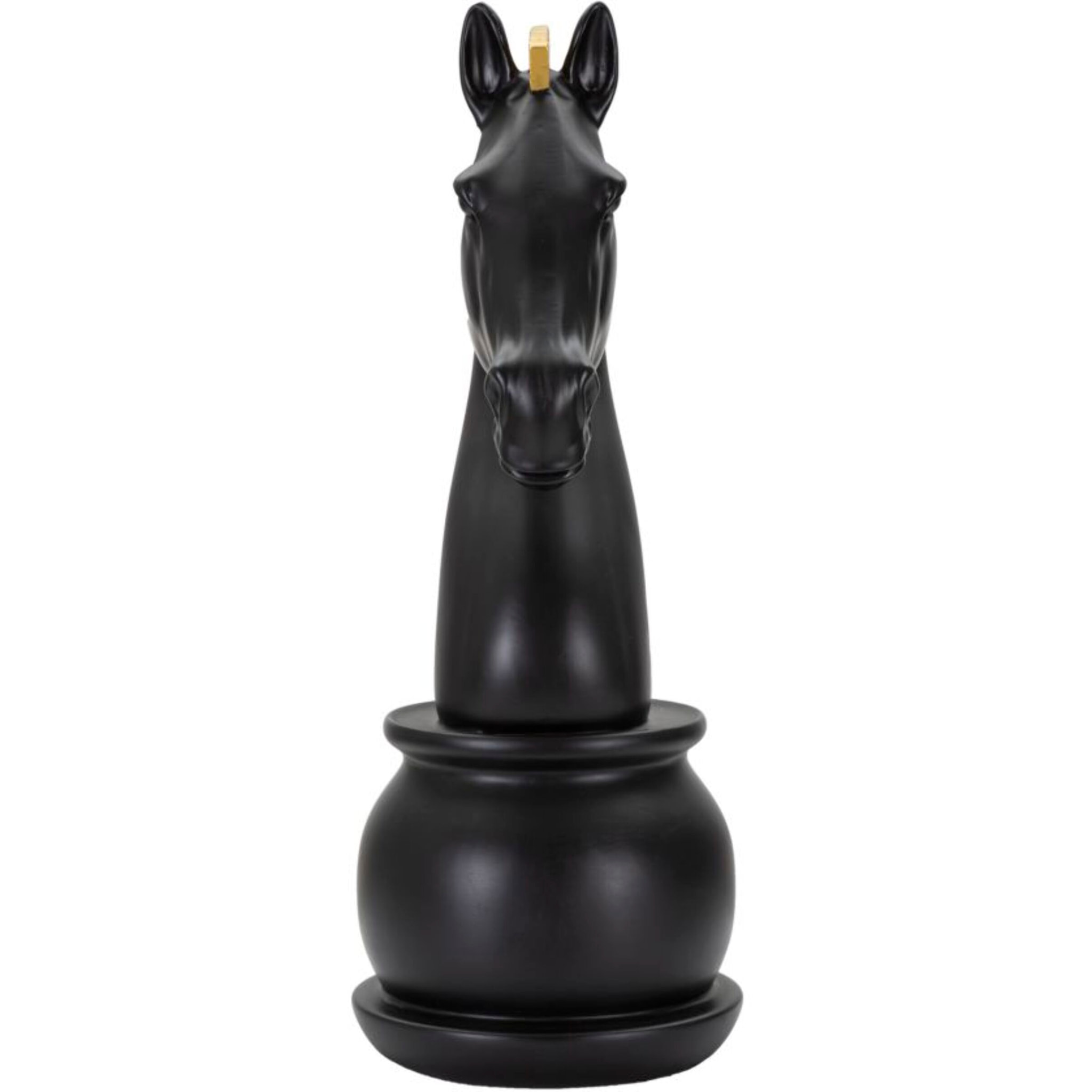 CAVALLO NERO E ORO CM Ø 18,5X50