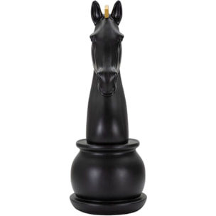 CAVALLO NERO E ORO CM Ø 18,5X50