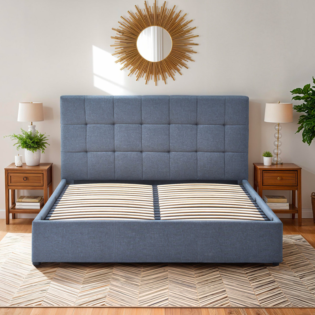 Lit Coffre Vincennes | Coloris Gris