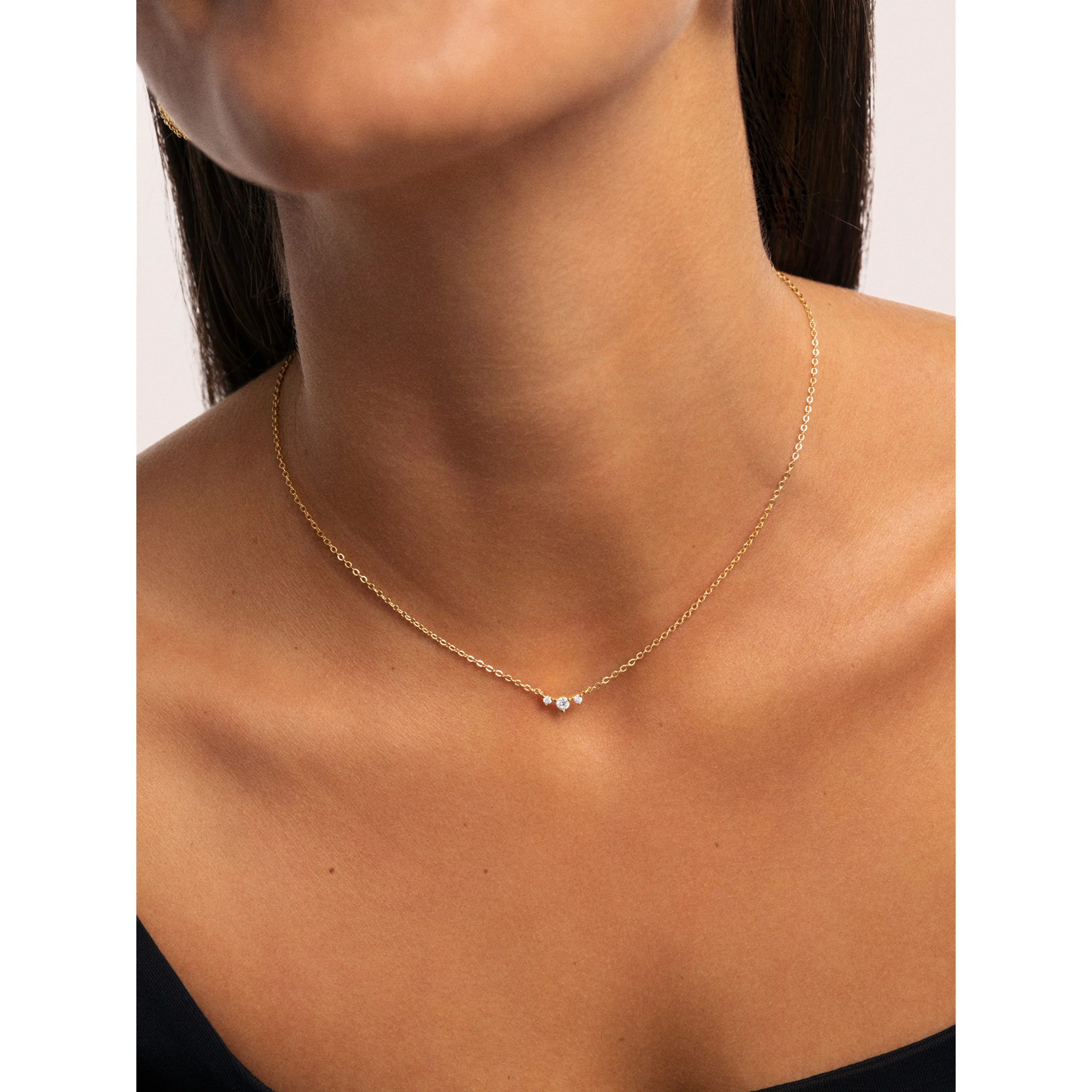 Collar Caeli Baño Oro