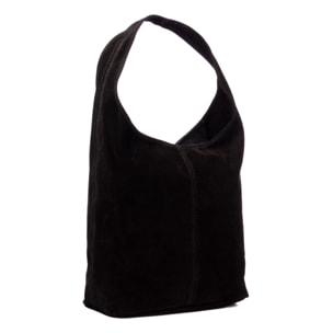 Bagnara bolso shopper mujer. Piel auténtica Gamuza.