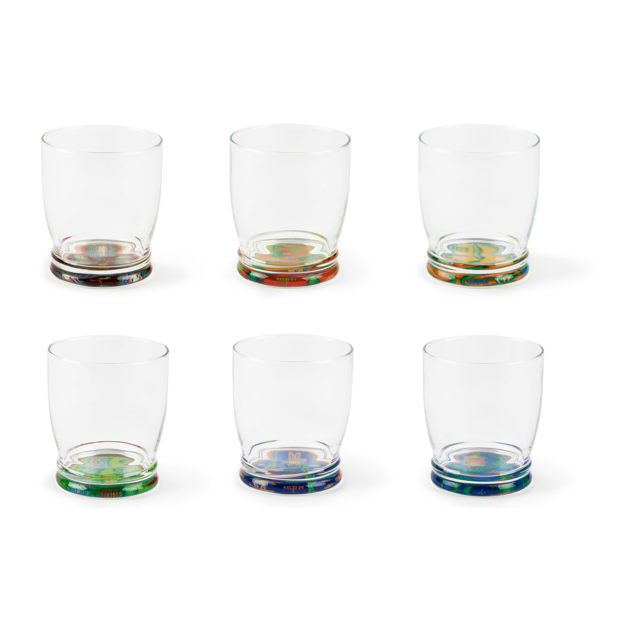 Set de 6 Verres Excelsa – Gipsy Soul, Verre Multicolore