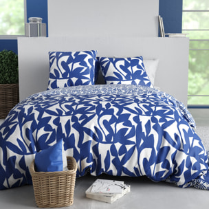 Parure Housse De Couette 3pcs 100% Coton 57 Fils NEREIDE