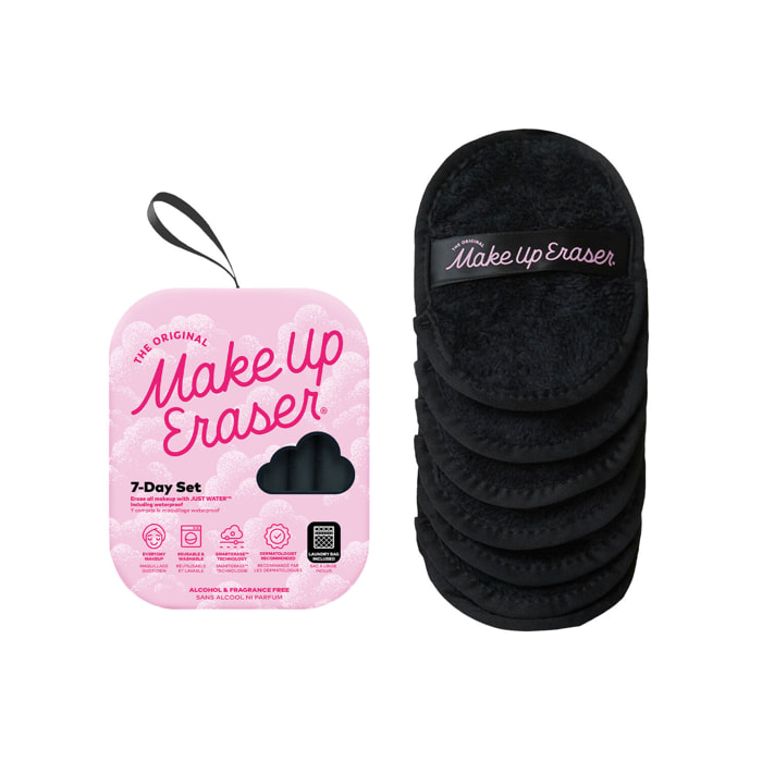 Black 7-Day Set - Serviette Démaquillante Réutilisable x7
