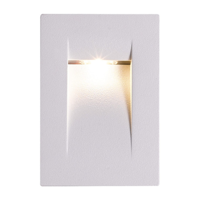 KORA Lampada da parete a incasso Bianco