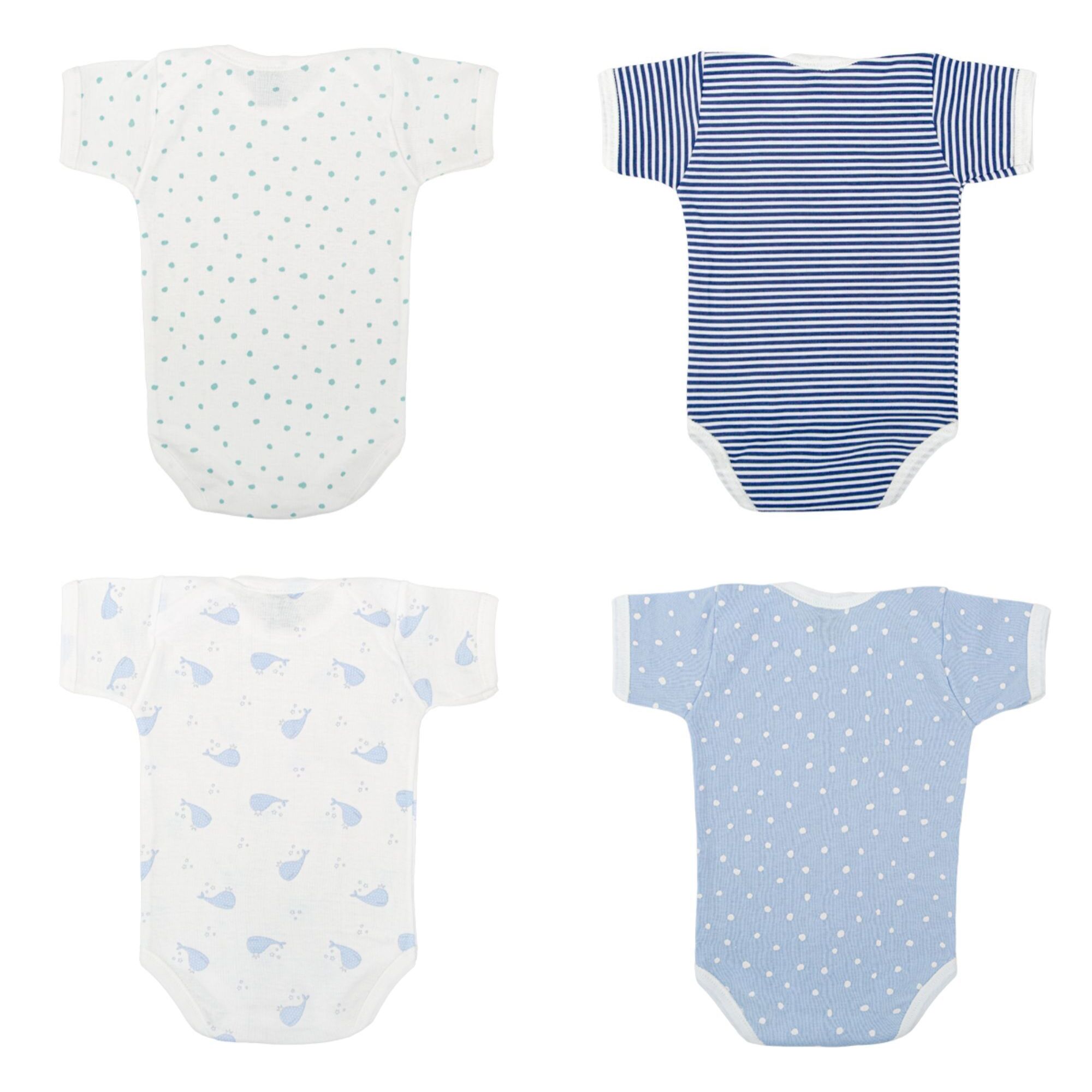 Pack 4 Body Basico Manga Corta