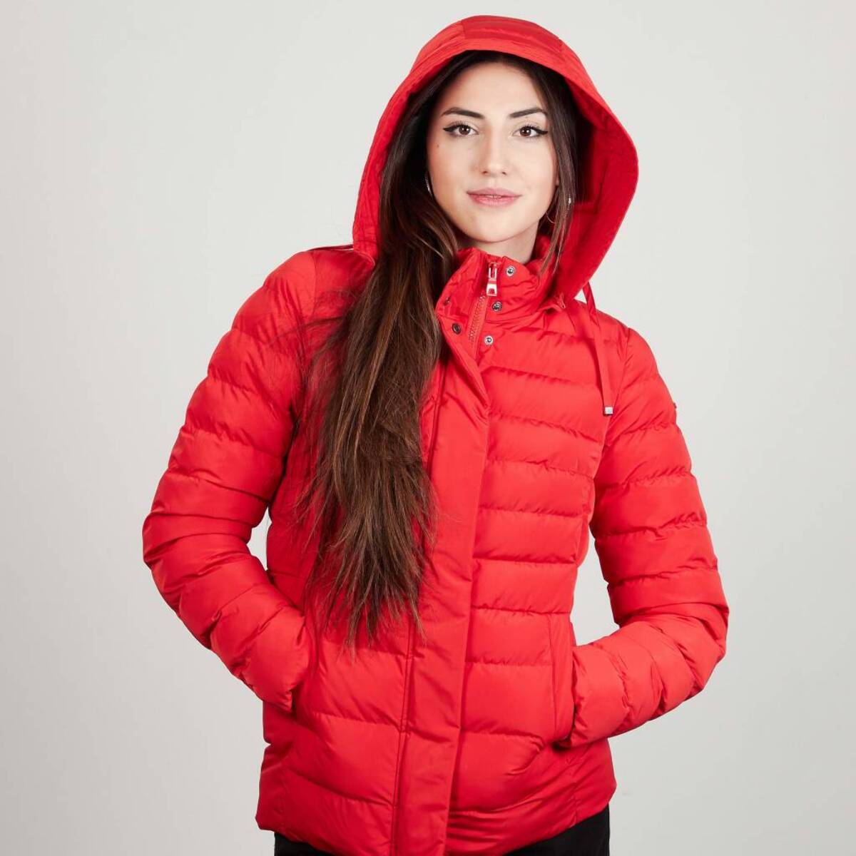 Abrigos Mujer de la marca GEOX  modelo W ANEKO MID JKT ROJO