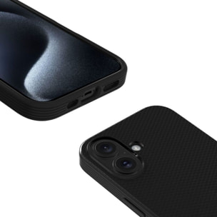 Coque ADEQWAT iPhone 16 Plus Soft Protect - Noir