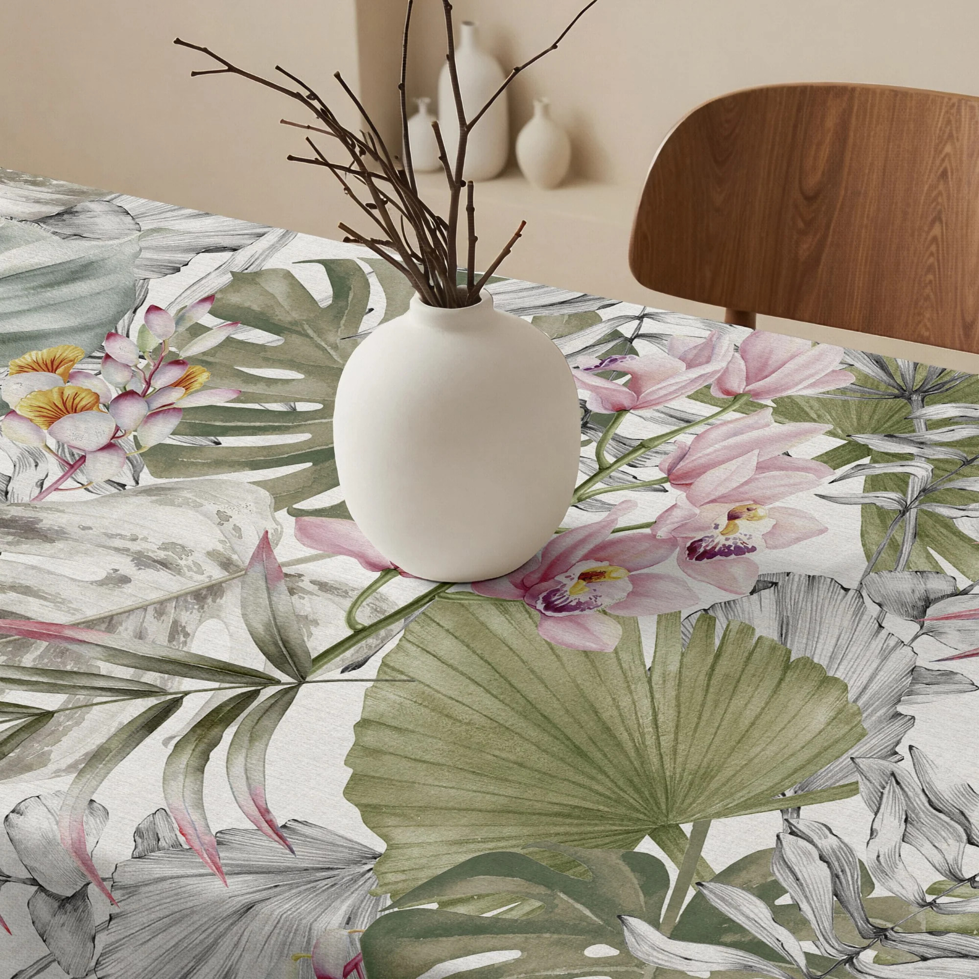 Nappe anti-taches 100% coton Khalid