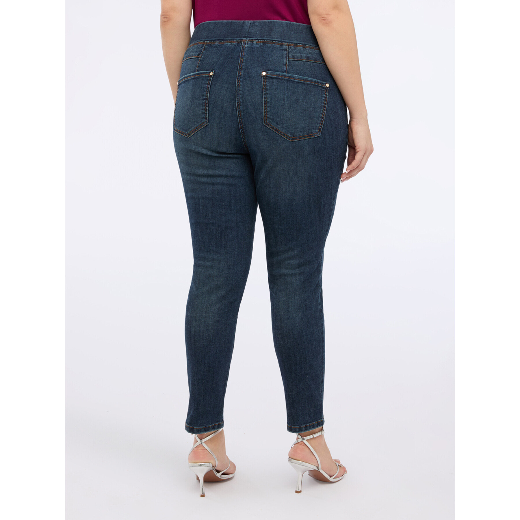 Fiorella Rubino - Jeggings dalla vita elasticizzata - Blu