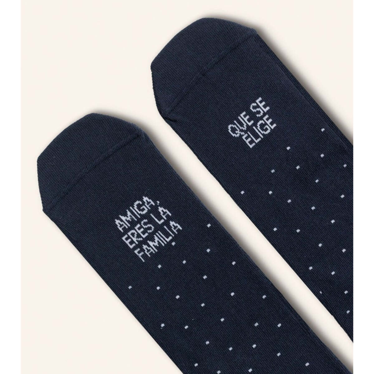 Calcetines "Amiga eres la familia que se elige" Corazón