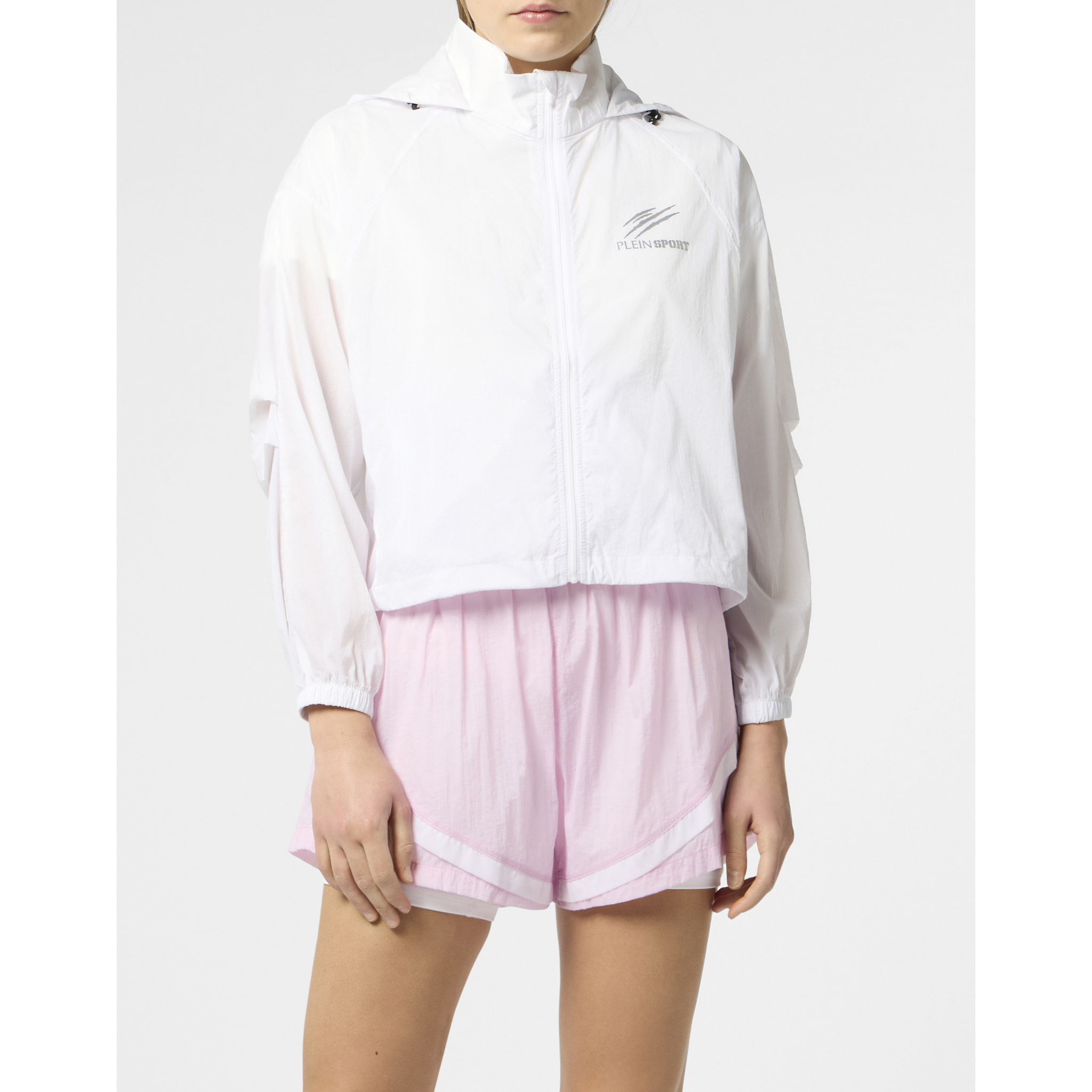 PLEIN SPORT Windbreaker Jacket Scratch