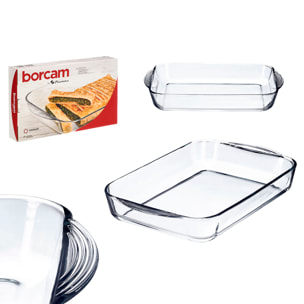 Bandeja rectangular borcam 3850ml