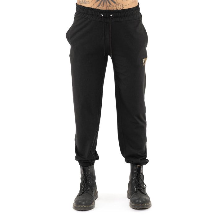 Pantaloni da uomo in cotone non garzato Leone Stripe Gold