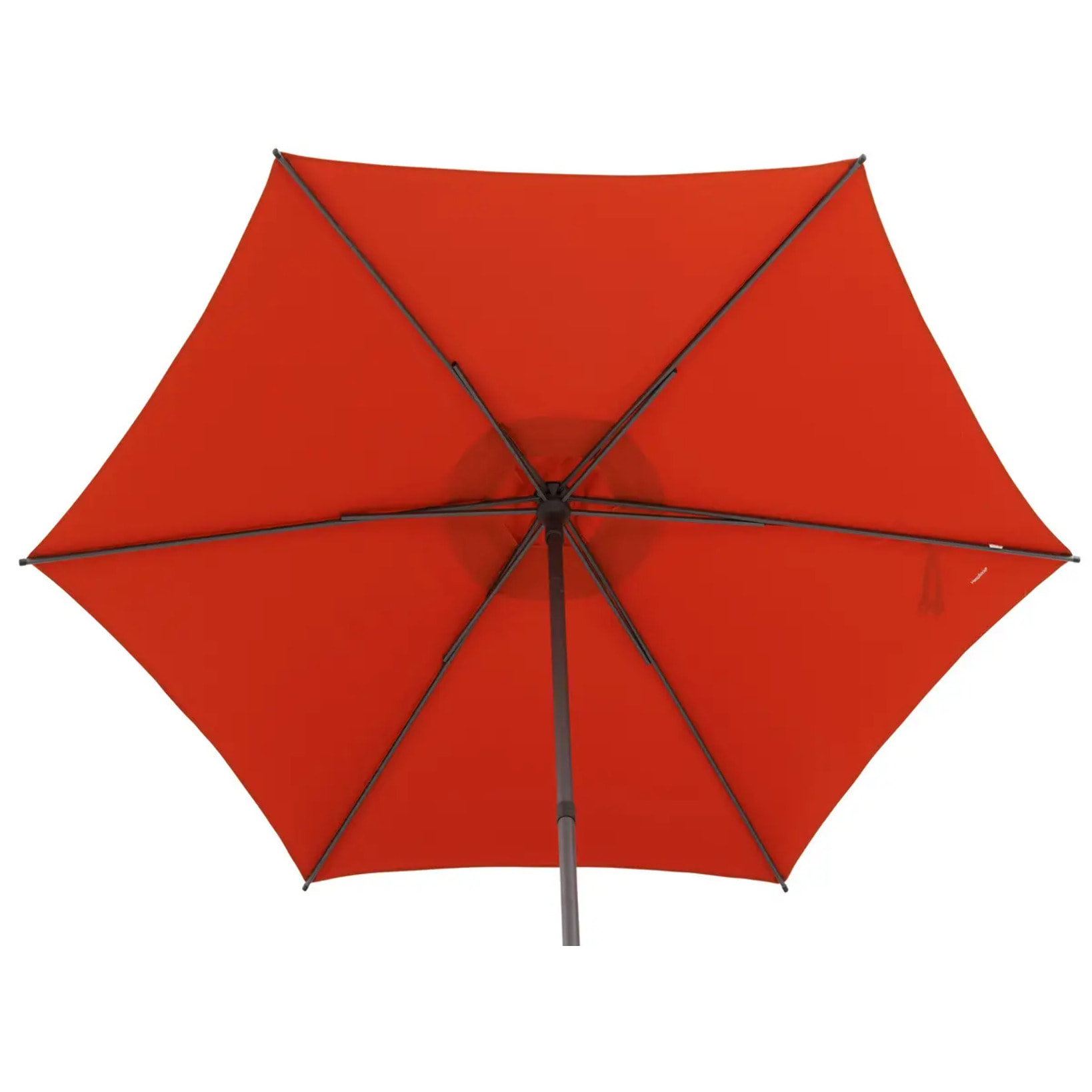 Parasol droit carré "Soya" Ambre 2,7m en acier et polyester