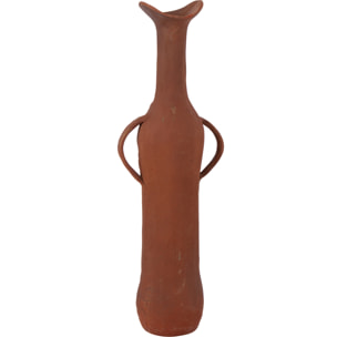 J-Line vase - aluminium - terracotta - large