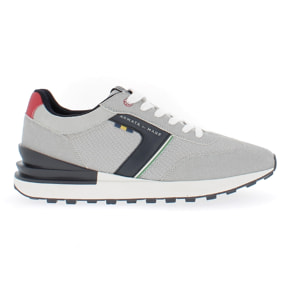 Armata di Mare Scarpe Uomo Sneakers Casual Stringate con Soletta Rimovibile in Memory Foam AMU SS23D317 Lt Grey