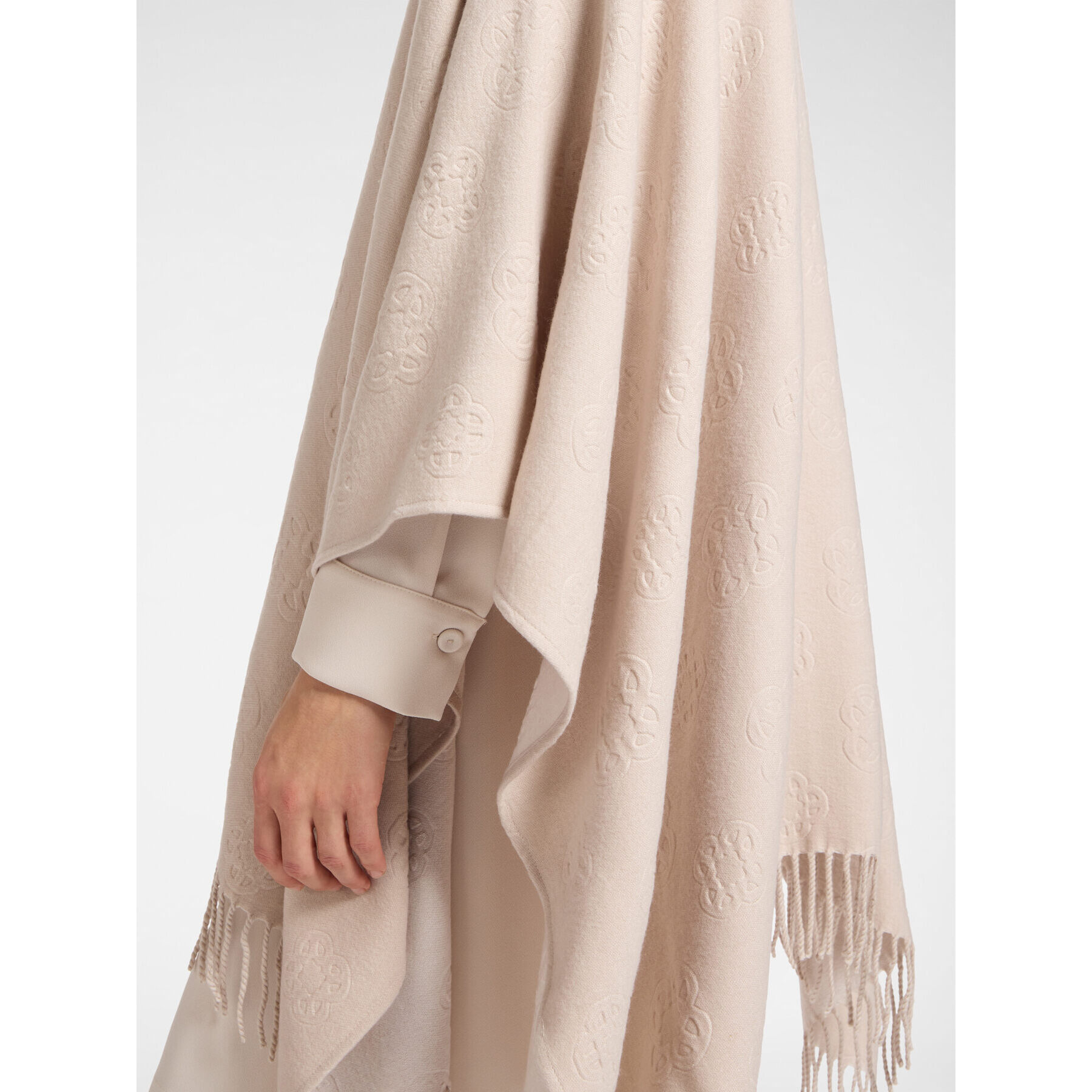 Elena Mirò - Capa reversible con monograma - Beige