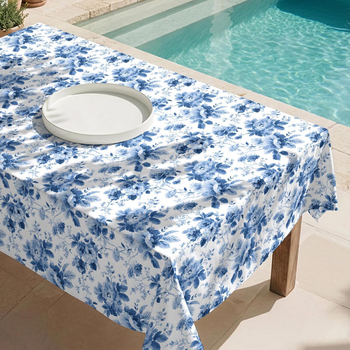 Nappe anti-taches Dainty - 100% coton -