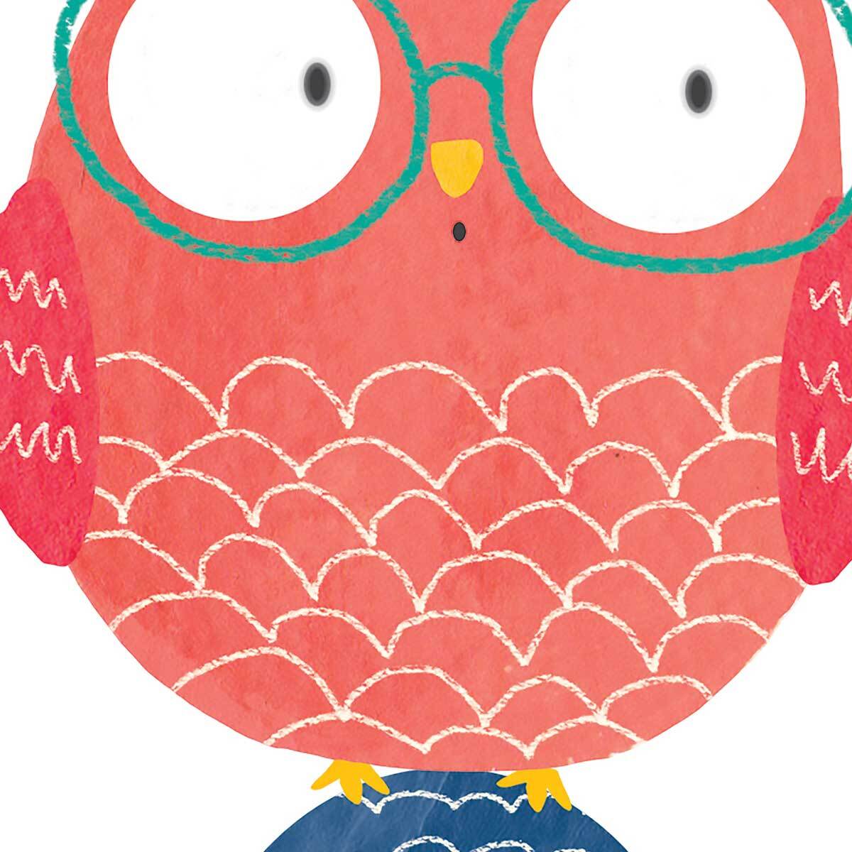 Affiche enfant o comme owl Affiche sous cadre noir