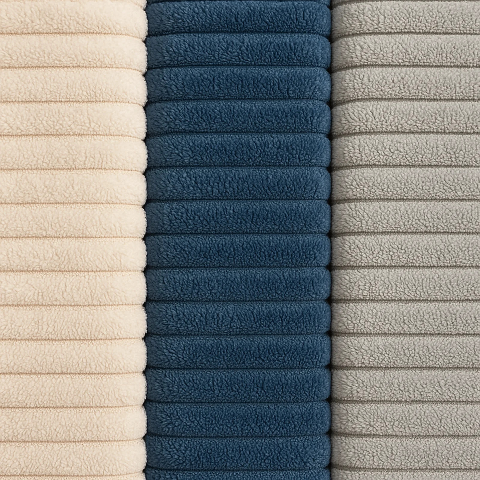 Lit coffre Futura | Ouverture électrique avec télécommande | Espace de stockage jusqu'à 900 L | Velours Côtelé | Bleu nuit