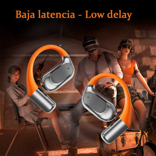 M113 Auriculares BT. Aitranslate con sonido ACS 360º, sonido direccional. Traductor con app 144 idiomas.