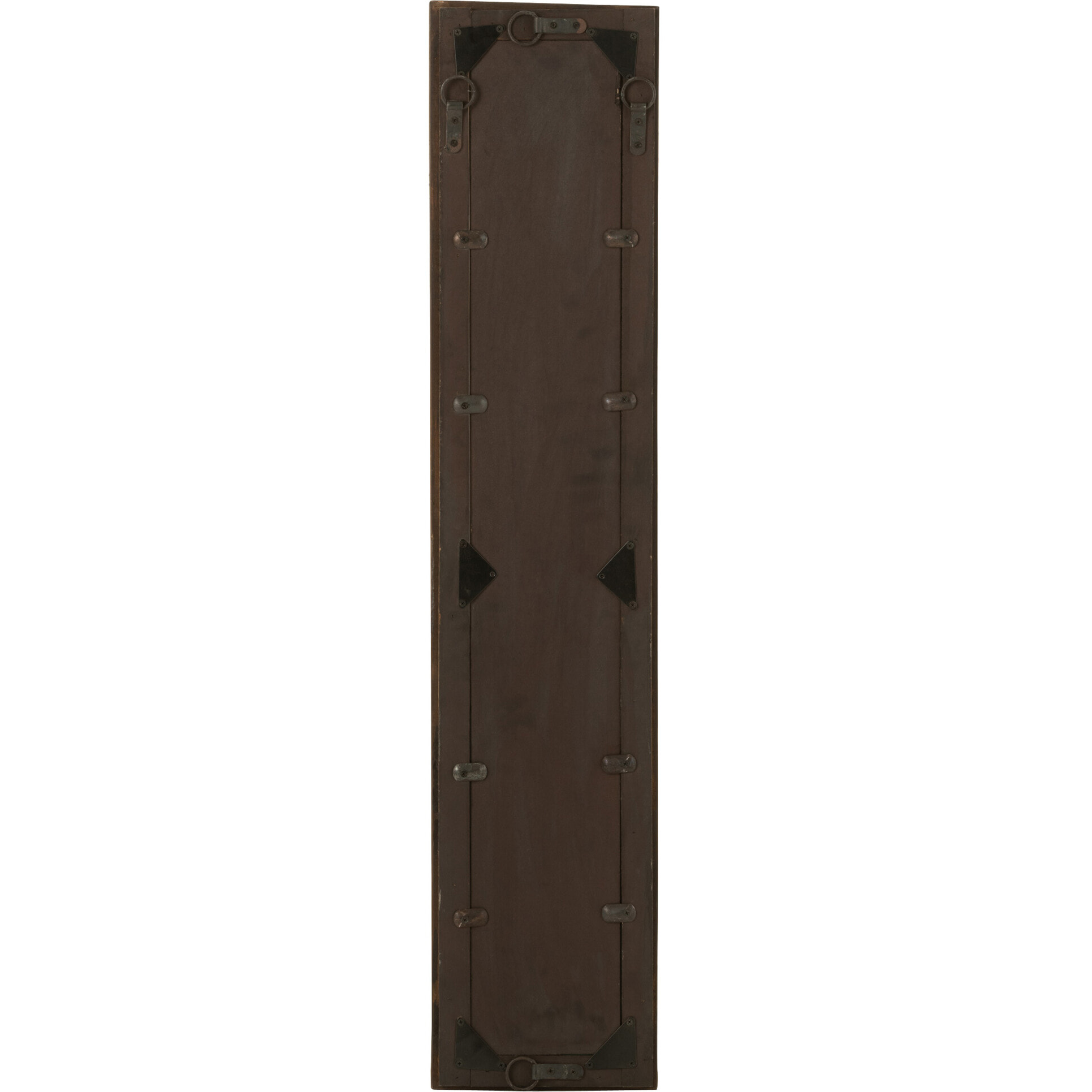 J-Line miroir Murale Slim - bois - marron - small - 120 x 24 cm