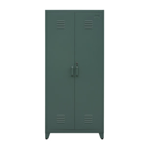 Libreria in legno con piani sfalsati rovere 96x24,8x192 cm - Iken
