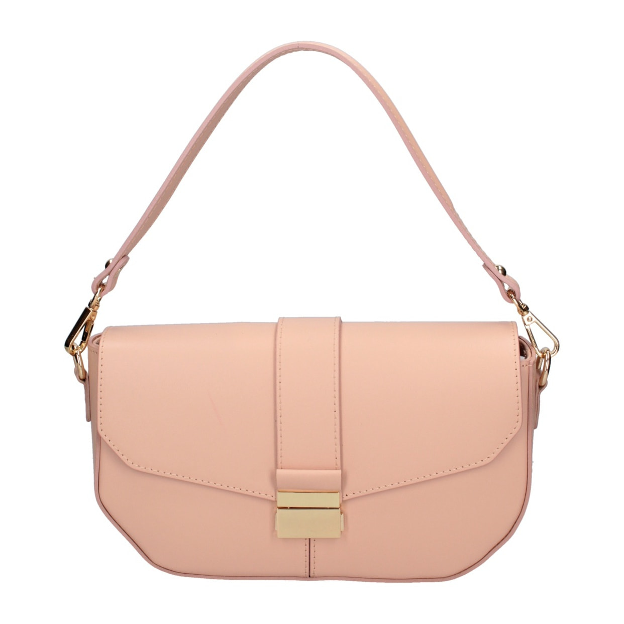 Borsa a spalla da donna - Modello False - Vera pelle - 27.0 x 15.0 x 7.0 cm