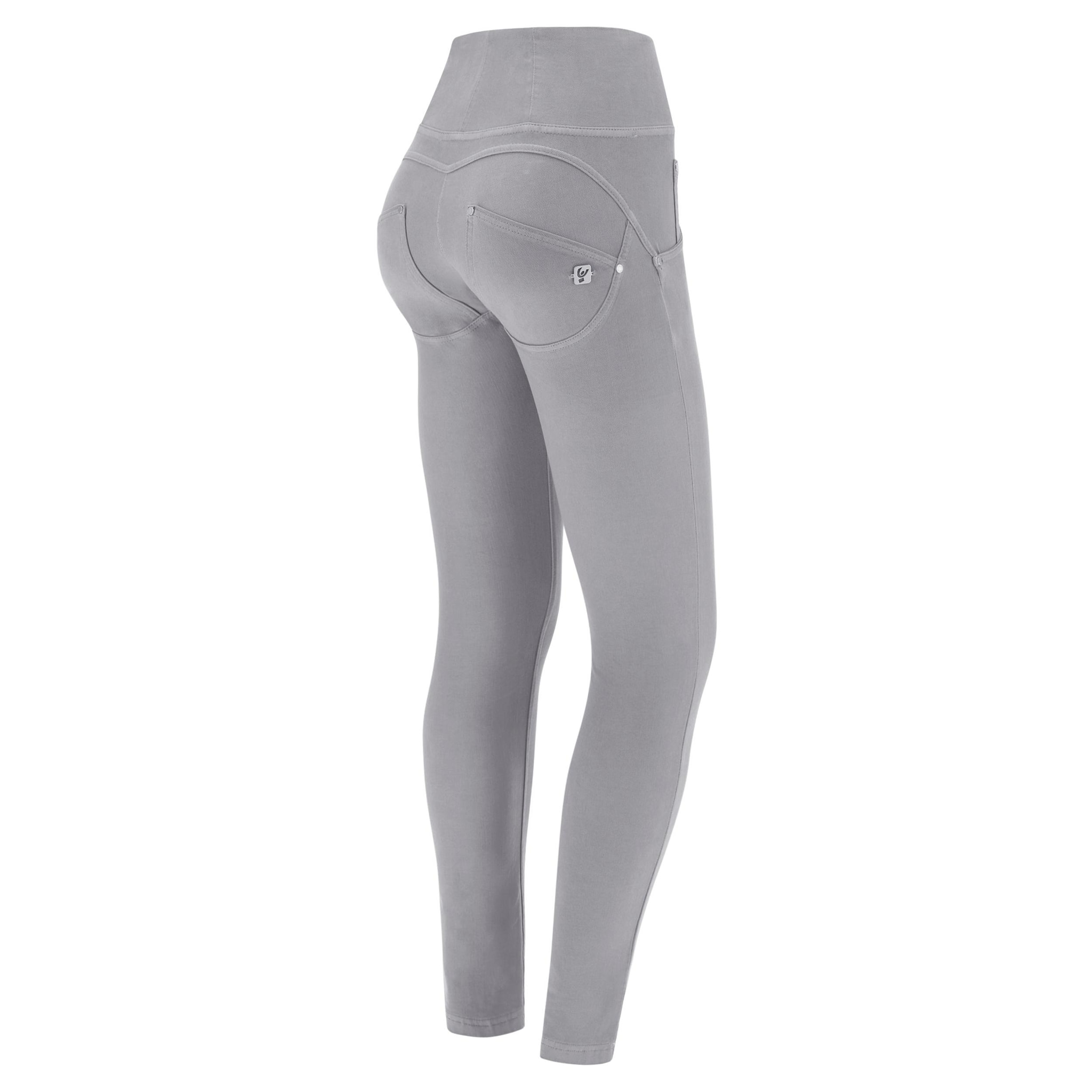 Pantaloni push up WR.UP® vita alta tessuto navetta ecologico