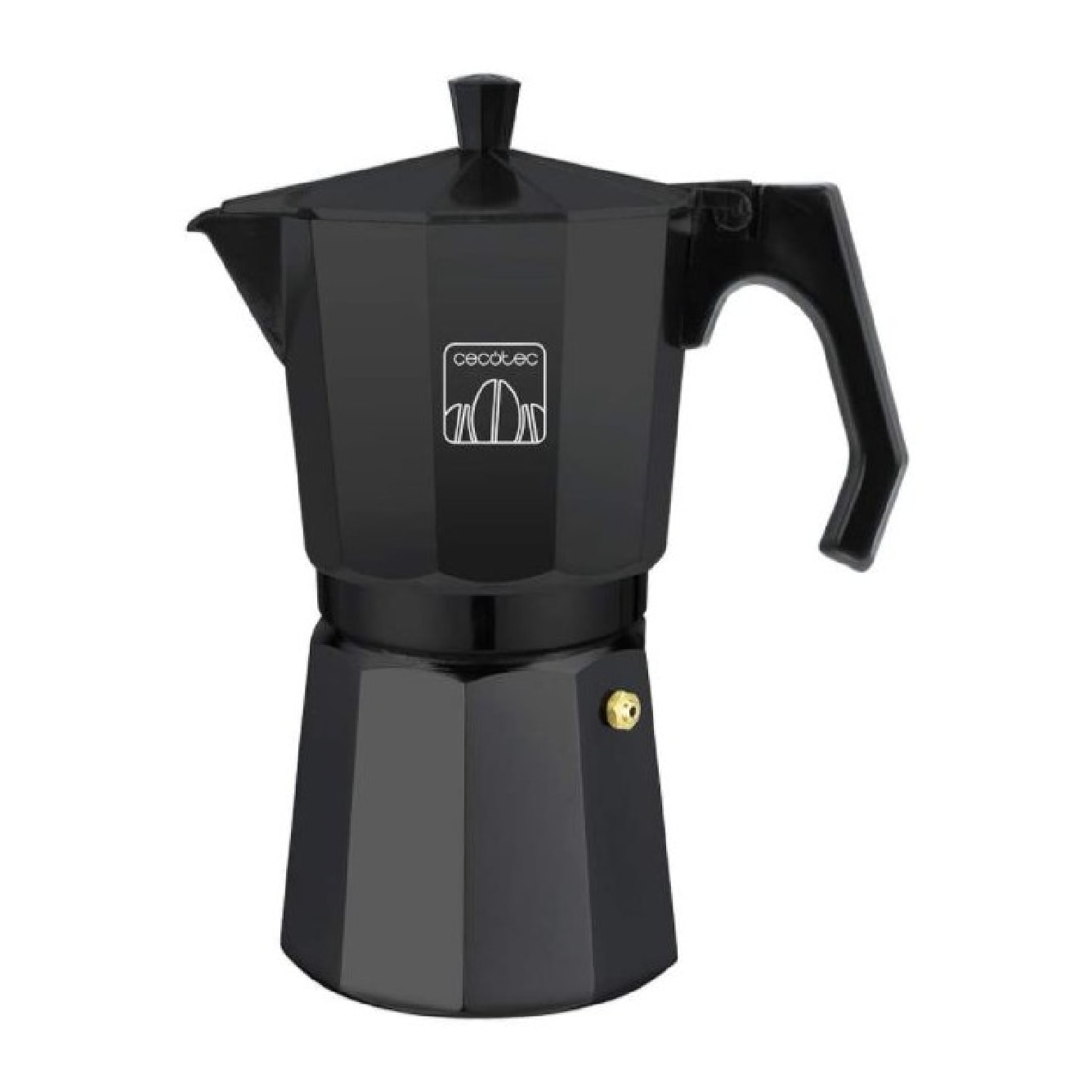 Cecotec Cafetera Italiana MokClassic 300 Black. Fabricada en Aluminio Fundido Ap
