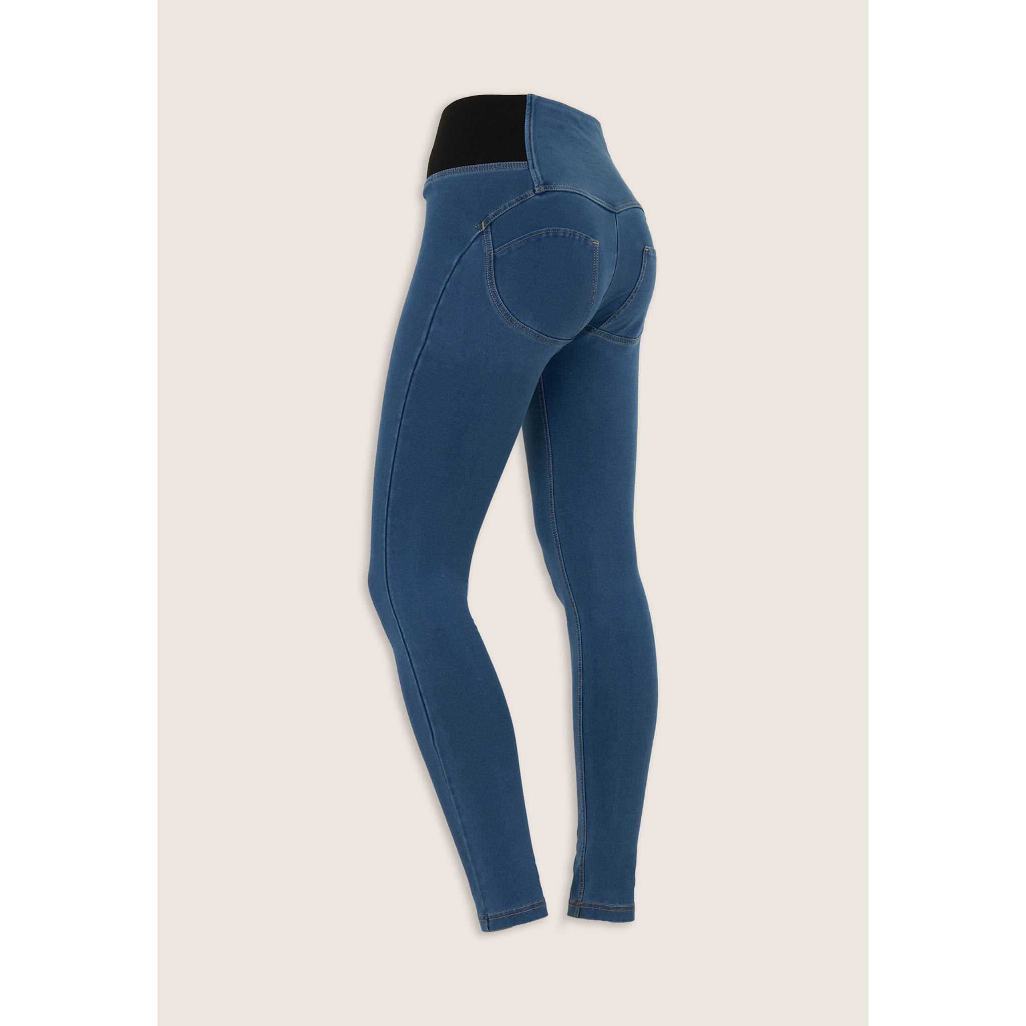 Jeggings push up WR.UP® vita alta con fasce elastiche