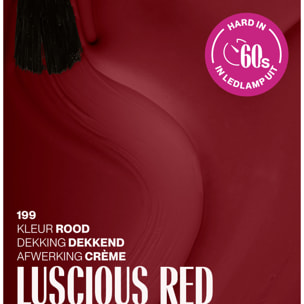 Vernis semi-permanent - 199 Luscious Red - 15 ml