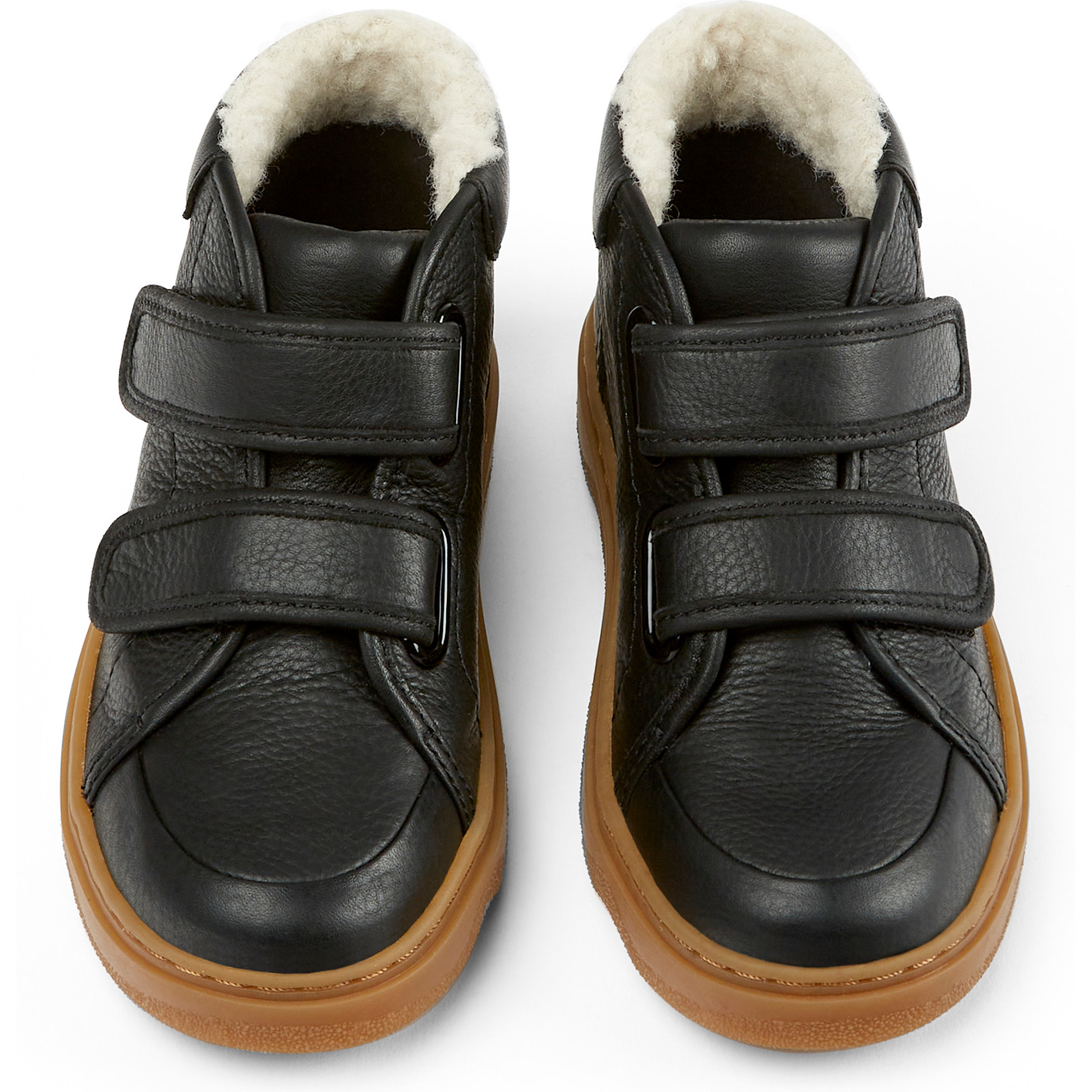 Sneakers - CAMPER Kiddo - Nero - Pelle liscia