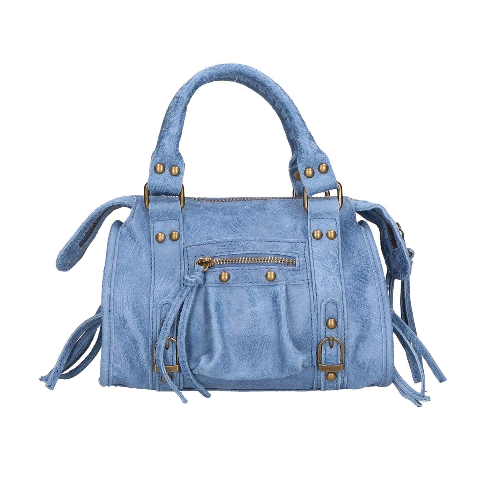 Borsa a spalla da donna - Modello Erisia - Vera pelle - 25.0 x 15.0 x 10.0 cm