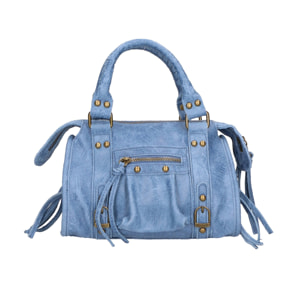 Borsa a spalla da donna - Modello Erisia - Vera pelle - 25.0 x 15.0 x 10.0 cm
