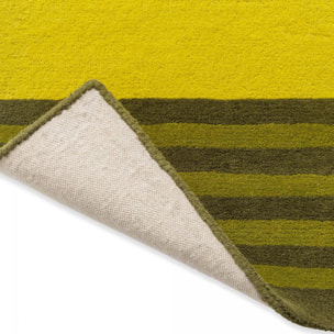 Tapis salon et chambre fait main en laine motif floral WAZA