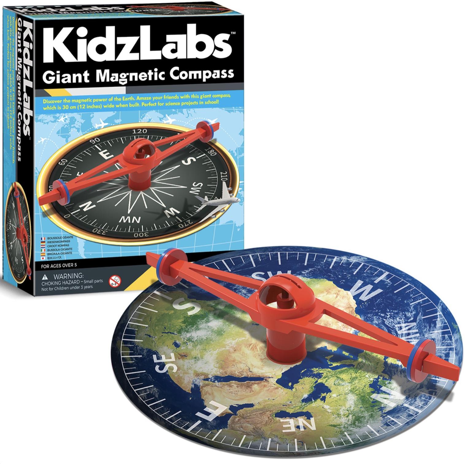 Kidzlabs - Bussola Magnetica Gigante