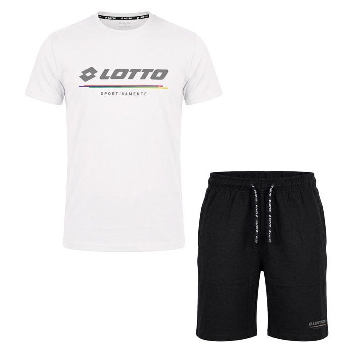 Completo Sportivo Uomo LOTTO Cotone Corto